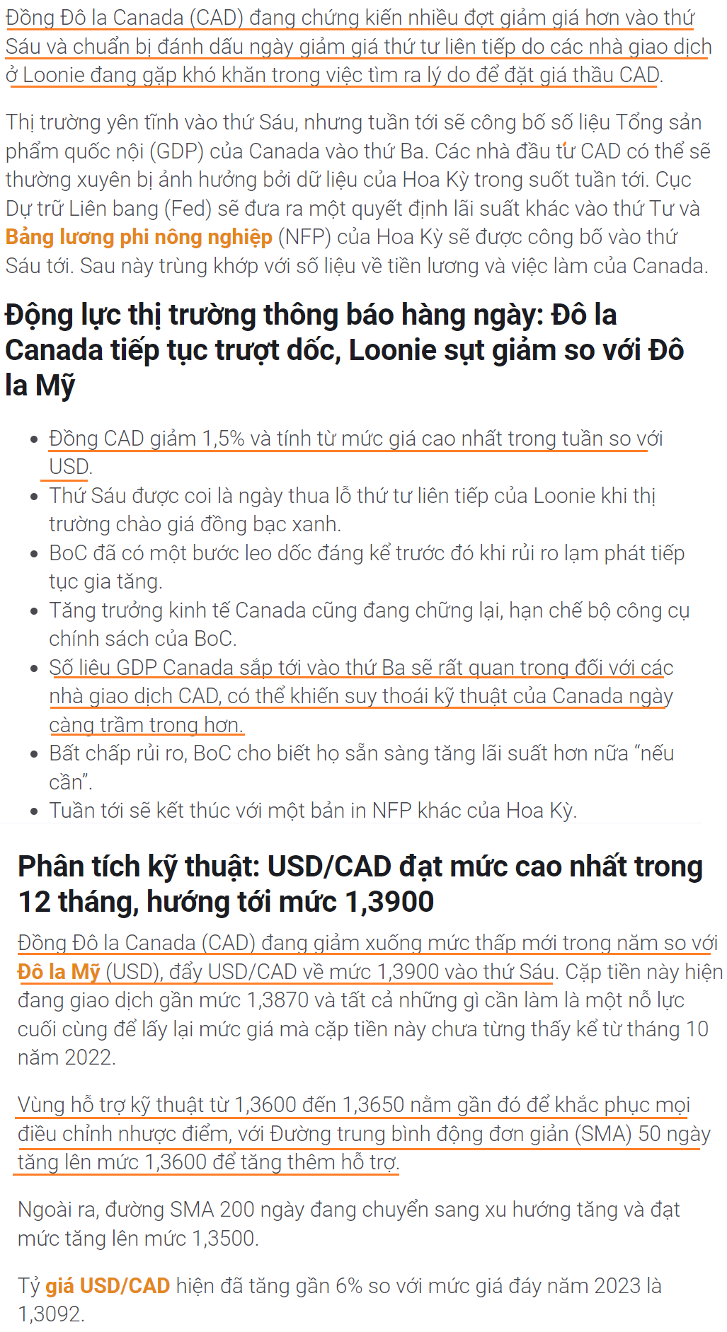 tin tuc 1.1 29102023 Thị trường USDCAD